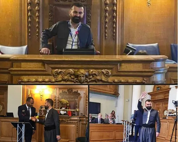 بـ”زيّه الكردي” يتولى منصب مسؤول في لندن