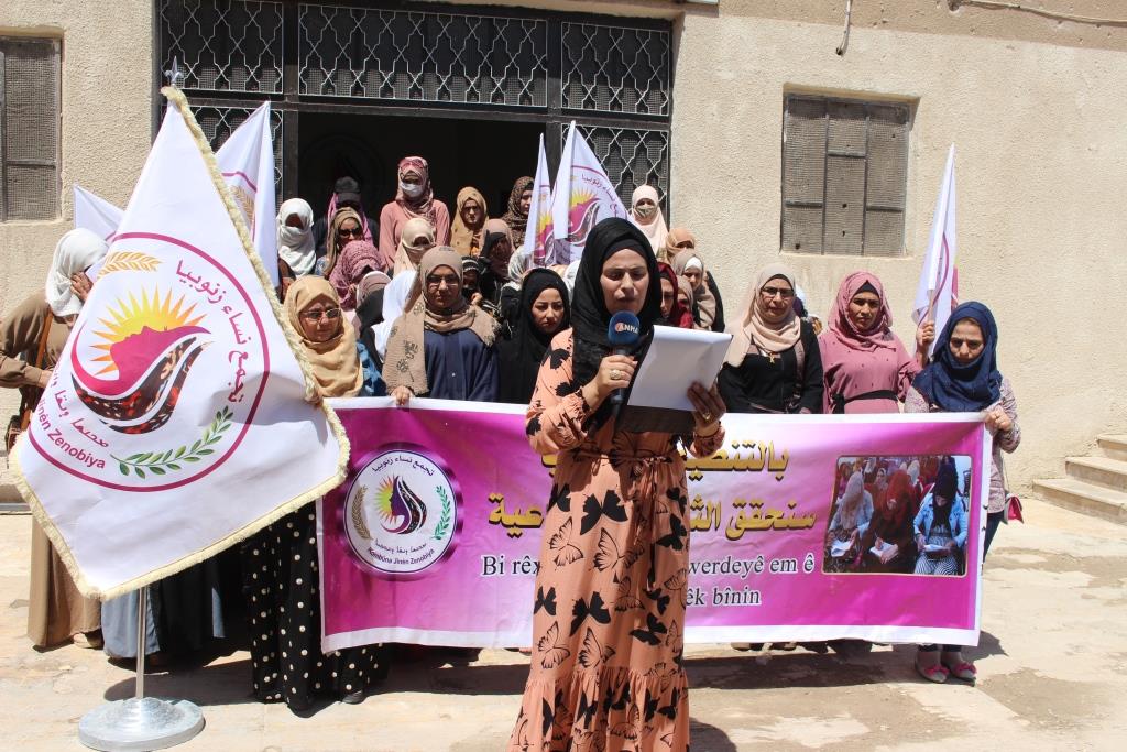 ​​​​​​​تجمّع نساء زنوبيا يعلن انتهاء حملة توعوية في مناطق شمال شرق سوريا