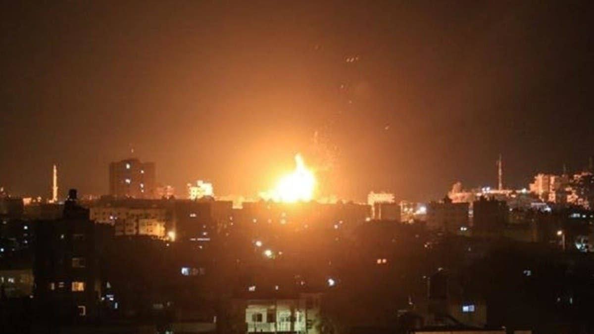 قصف إسرائيلي على دمشق3