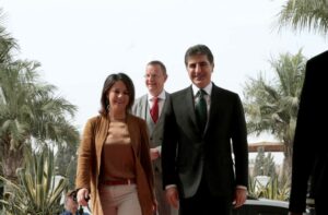 نيجيرفان بارزاني يبلغ وزيرة الخارجية الألمانية بتوفر أجواء إيجابية للحوار لحل الخلافات بين اربيل وبغداد