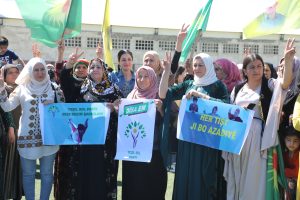 دعما للنساء المرشحات في إنتخابات باكور كردستان وتركيا وفد من منسقية المرأة يشارك بالفعالية التي نظمتها مؤتمر ستار