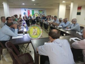 الاجتماع الاعتيادي للأمانة العامة للمجلس الوطني الكردي في مدينة قامشلو