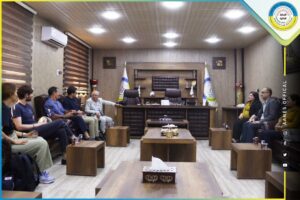 وفد فرنسي يزور المجلس التنفيذي في الرقة