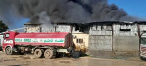 إطفاء قامشلو للقصف التركي (4)