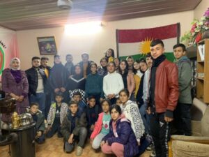 اجتماع مكتب الأنشطة لاتحاد الطلبة والشباب الديمقراطي الكوردستاني  – روج آفا مع فرقة أوركيش