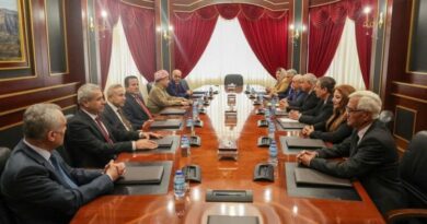 لقاء هيئة رئاسة المجلس الوطني الكردي مع مسعود بارزاني