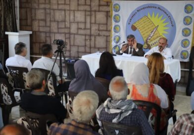 صور: محاضرة بعنوان “عراقة اللغة الكردية” في حديقة القراءة بمدينة قامشلو