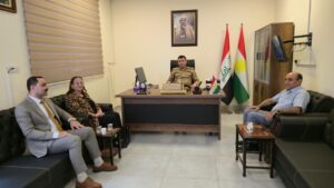 وفد من ممثلية ENKS بإقليم يلتقي بدائرة إقامات اللاجئين في أربيل عاصمة إقليم كوردستان