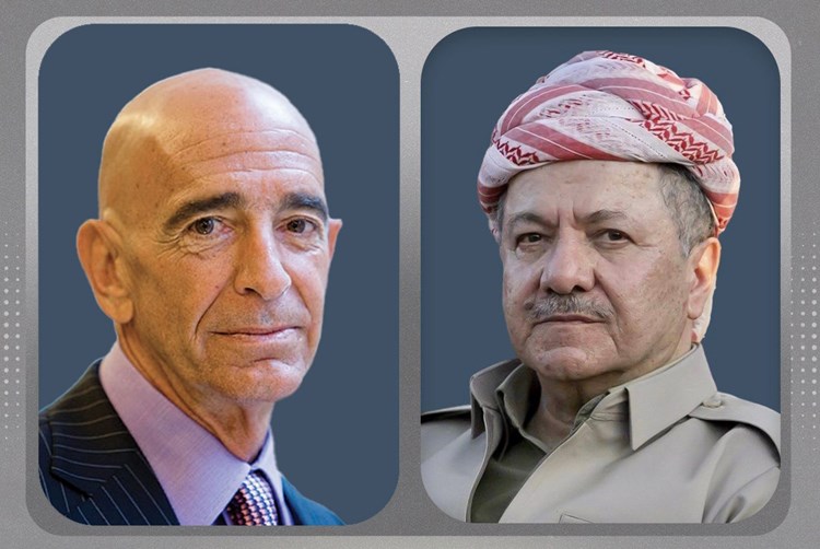 الزعيم الكردي مسعود بارزاني يبحث هاتفياً مع مبعوث الرئيس الأمريكي لشؤون سوريا تطورات الأوضاع الإقليمية