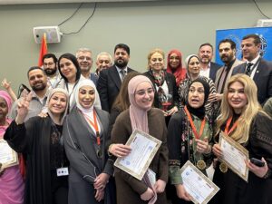 تكريم الطفلة الكردية بيلا أحمد ناصح من قبل المنظمة النرويجية الدولية للعدالة والسلام