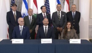 لبنان وإسرائيل يوقعان اتفاقاً إطارياً برعاية أمريكية