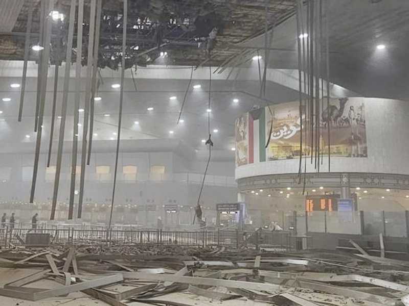 استهداف مطار الكويت الدولي بمسيّرات وصواريخ إيرانية يفعّل الطوارئ ويوقف الرحلات الجوية