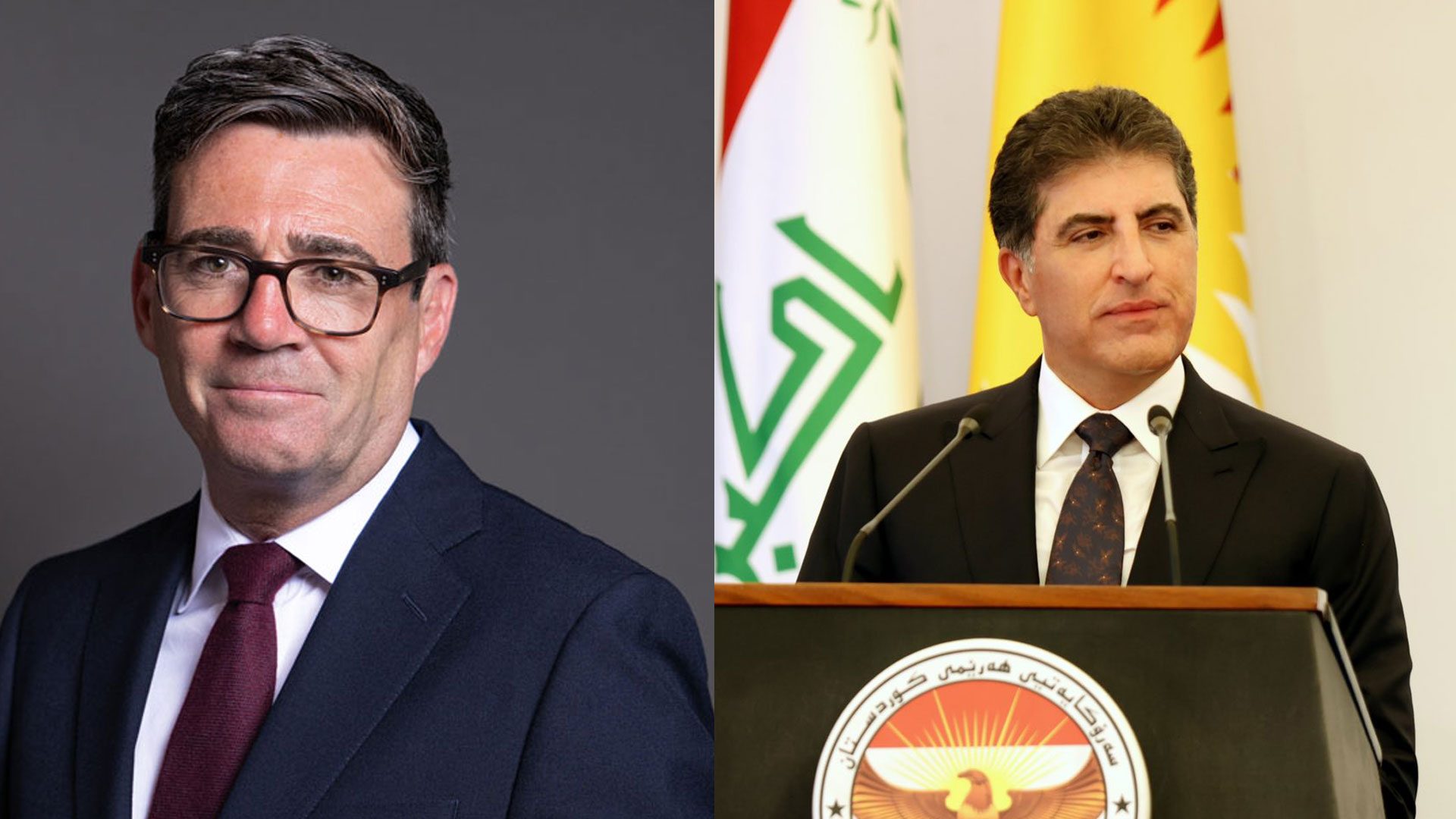 بارزاني يهنّئ بيرنهام بتعيينه رئيساً للحكومة البريطانية