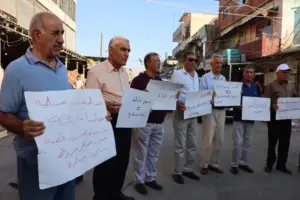 اعتصام في قامشلو احتجاجاً على غلاء الأسعار وتدهور الأوضاع المعيشية
