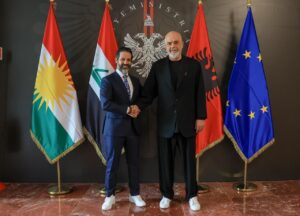 قوباد طالباني يبحث في ألبانيا تعزيز التعاون في التجارة والسياحة والاستثمار