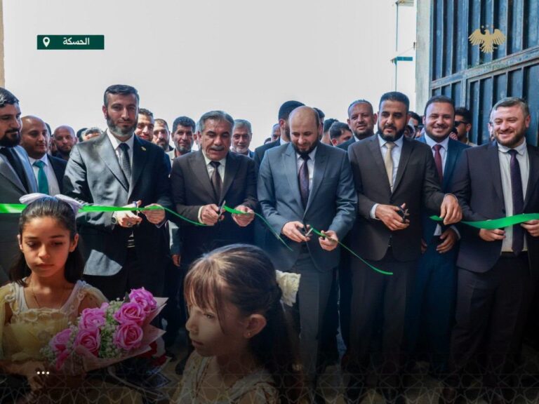 وزير الطاقة يفتتح الضخ التجريبي الرسمي لمحطة مياه علوك بريف سري كانيه (رأس العين) إيذاناً بعودة المياه إلى الحسكة