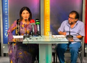 هوار فارس تحاضر عن فيلمها «موجيلة» في صالون صفحة 9 بأربيل