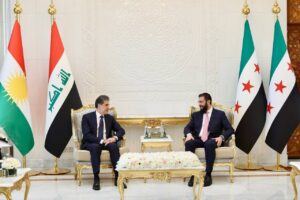 بارزاني من دمشق: فرصة تاريخية أمام سوريا للتعافي وإعادة البناء